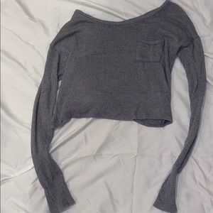 Cropped sweater from Hollister